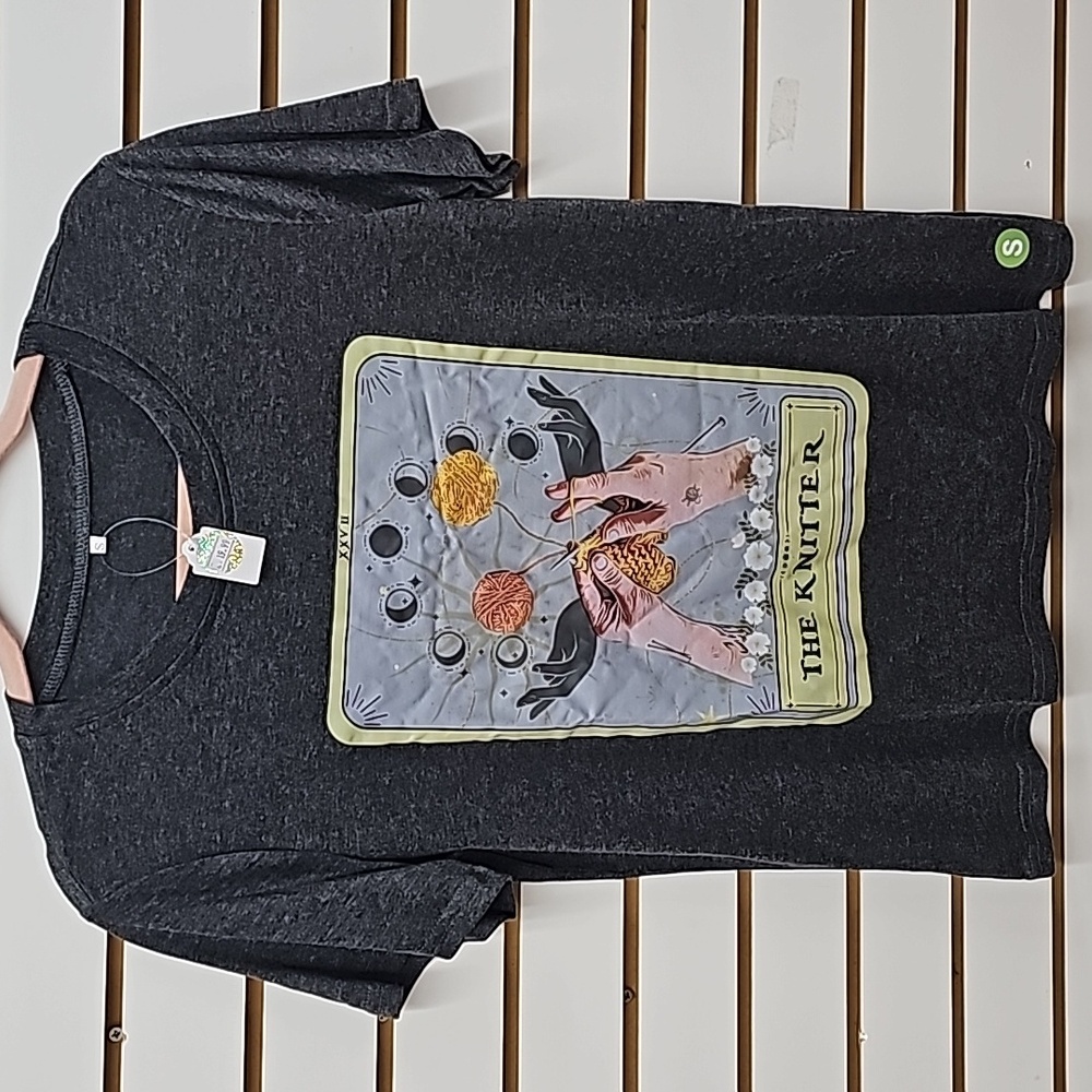 S The knitter Tarot Card Tee